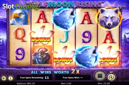 Скрин6. Wolf Moon Rising слот