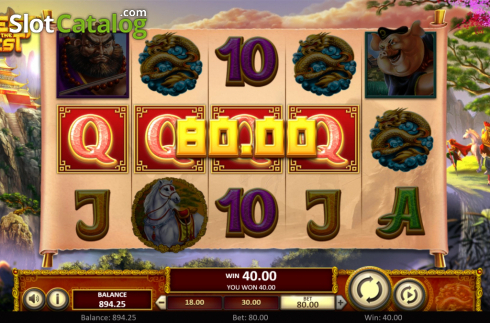 Скрин3. Quest to the West слот