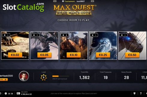 Скрин2. Max Quest - Dead Man's Cove слот