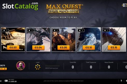 Скрин3. Max Quest - Dead Man's Cove слот