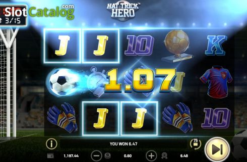 Скрин8. Hat Trick Hero слот