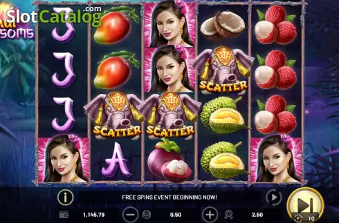 Скрин7. Thai Blossoms слот