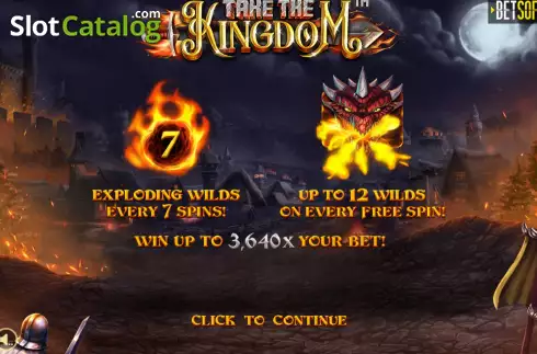 Скрин2. Take The Kingdom слот