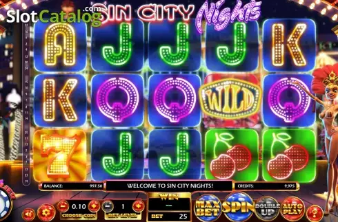 Скрин3. Sin City Nights слот