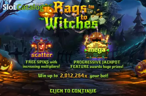 Скрин2. Rags to Witches слот