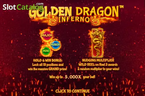Скрин2. Golden Dragon Inferno (Betsoft) слот