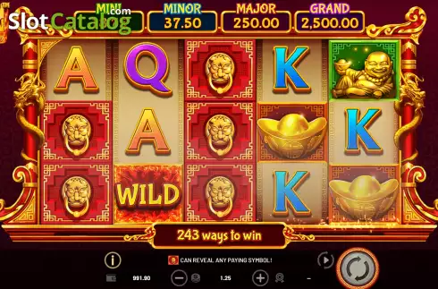 Скрин6. Golden Dragon Inferno (Betsoft) слот