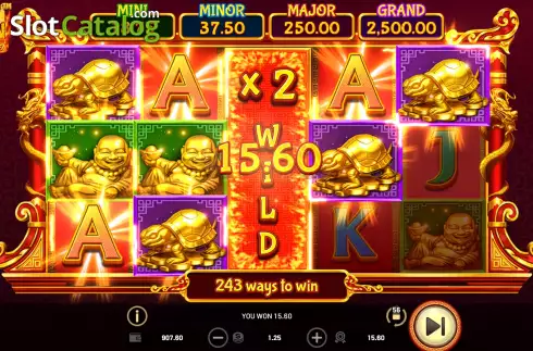 Скрин9. Golden Dragon Inferno (Betsoft) слот