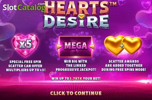 Скрин2. Heart’s Desire слот