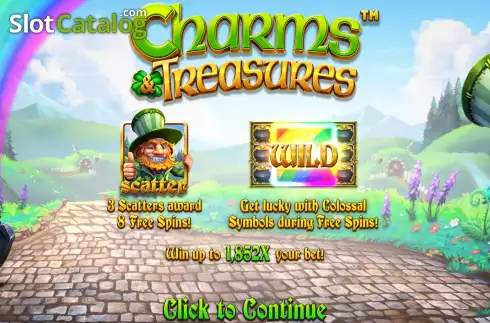 Скрин2. Charms and Treasures слот