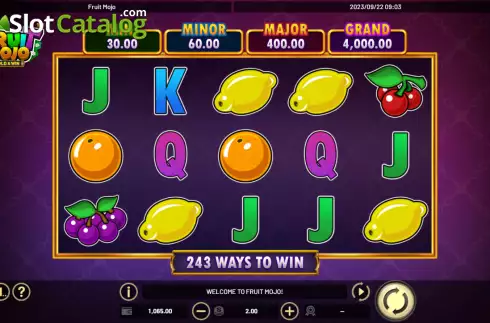 Скрин2. Fruit Mojo слот