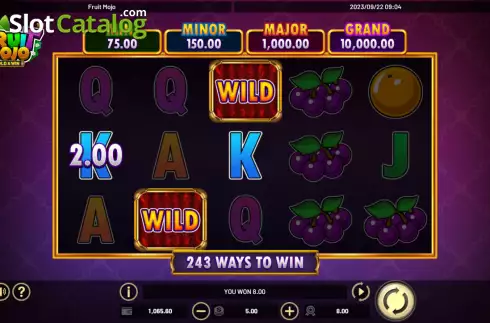 Скрин4. Fruit Mojo слот