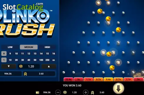 Скрин4. Plinko Rush слот