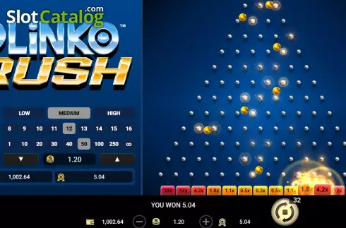 Скрин5. Plinko Rush слот
