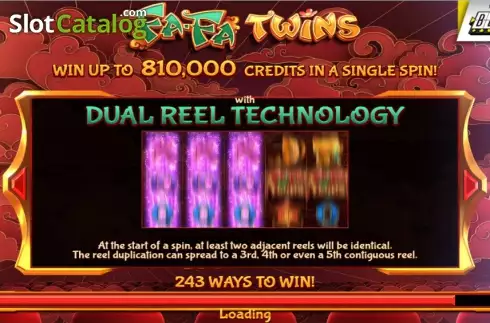 Скрин2. Fa Fa Twins (Betsoft) слот