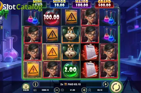 Скрин3. Mad Scientist: Breaking Beakers слот