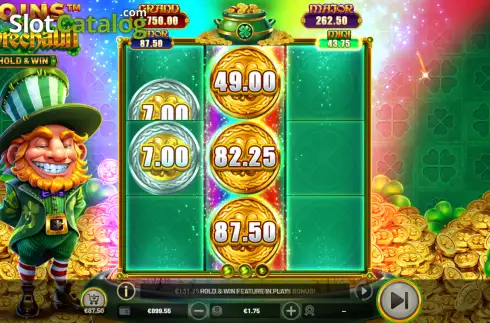 Скрин3. Coins of Leprechaun слот