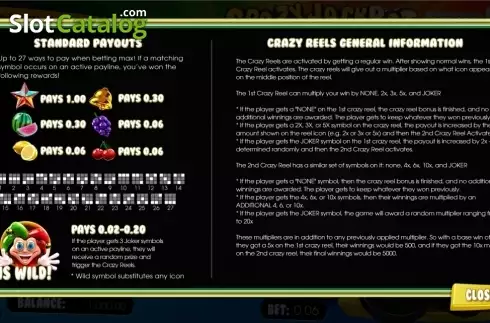 Скрин2. Crazy Jackpot 60000 слот