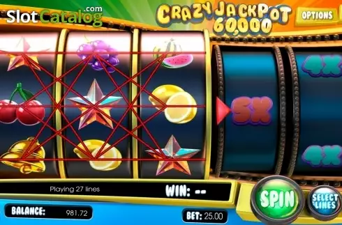 Скрин4. Crazy Jackpot 60000 слот