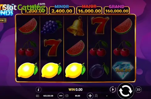 Скрин3. Fruit Diamonds Hold & Win слот