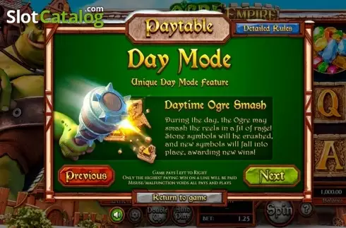 Скрин4. Ogre Empire слот