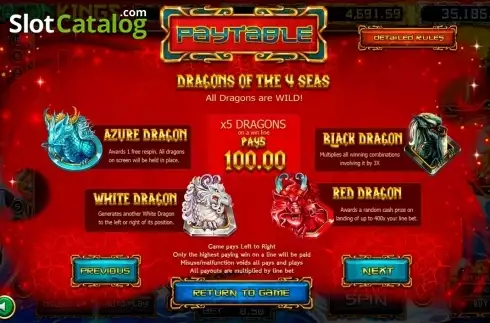 Скрин5. Dragon Kings слот