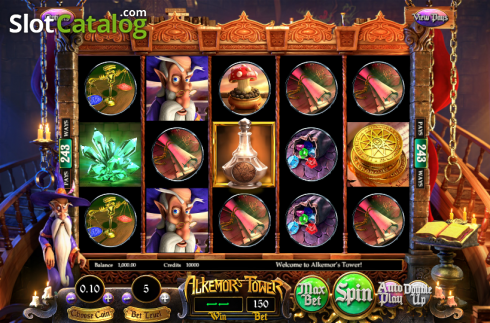 Скрин3. Alkemors Tower слот