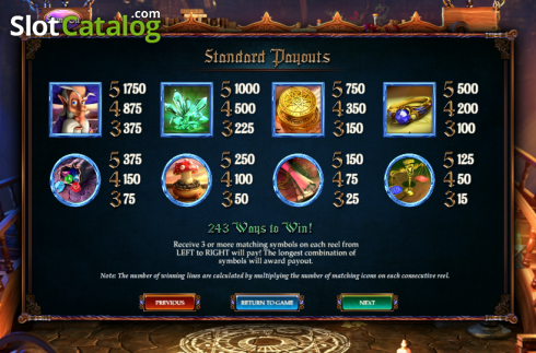 Скрин6. Alkemors Tower слот