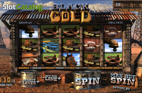 Скрин2. Black Gold слот