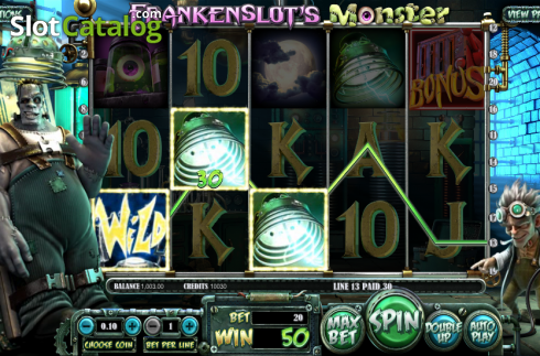 Скрин4. Frankenslot's Monster слот