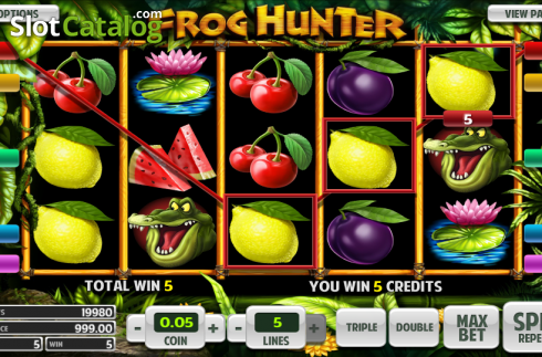 Скрин3. Frog Hunter слот