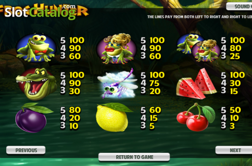 Скрин5. Frog Hunter слот