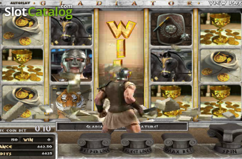 Скрин4. Gladiator (Betsoft) слот
