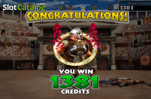Скрин8. Gladiator (Betsoft) слот