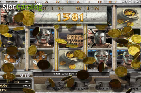 Скрин9. Gladiator (Betsoft) слот