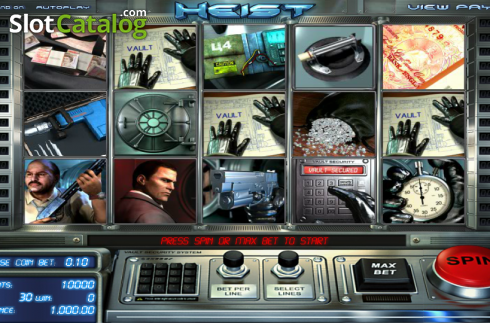Скрин2. Heist (Betsoft) слот