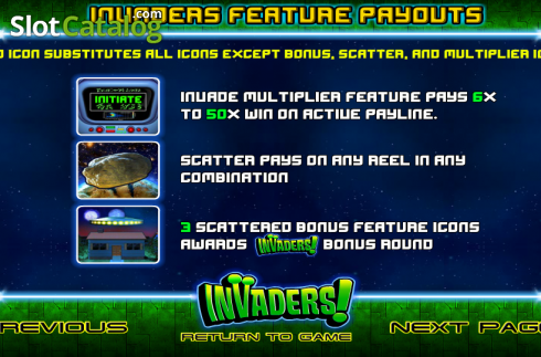 Скрин9. Invaders слот