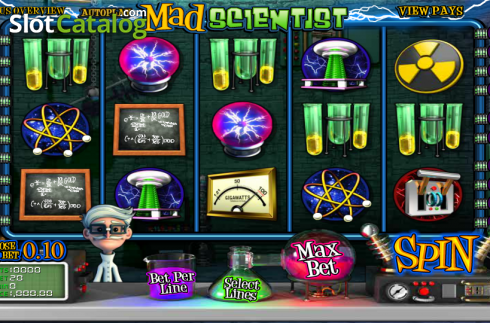 Скрин2. Mad Scientist (Betsoft) слот