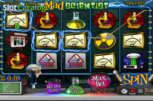 Скрин3. Mad Scientist (Betsoft) слот