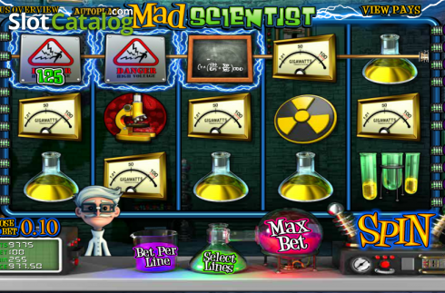 Скрин4. Mad Scientist (Betsoft) слот