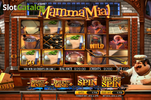 Скрин4. Mamma Mia (Betsoft) слот