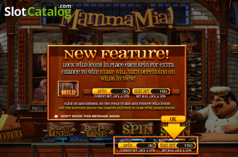 Скрин2. Mamma Mia (Betsoft) слот