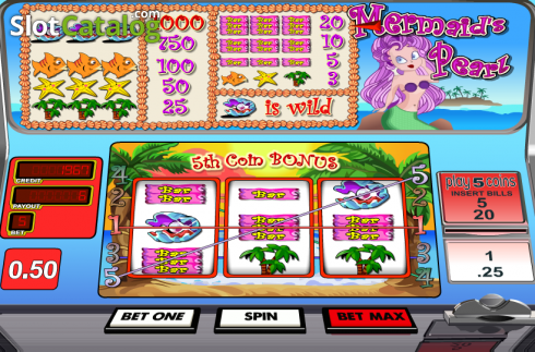 Скрин5. Mermaid's Pearl (Betsoft) слот