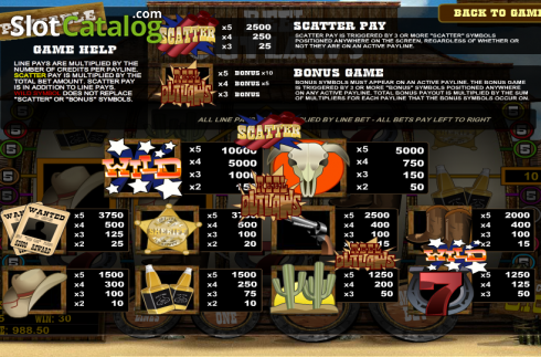 Скрин5. Reel Outlaws слот