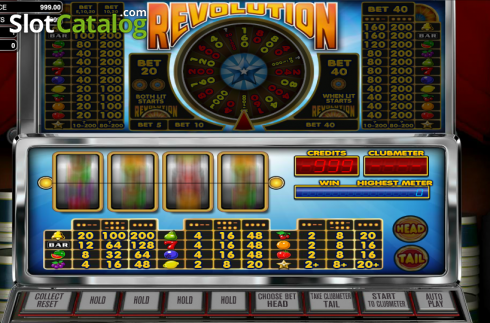 Скрин2. Revolution (Betsoft) слот