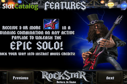 Скрин6. RockStar слот