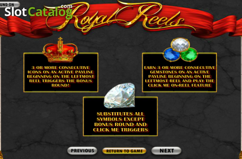 Скрин6. Royal Reels слот
