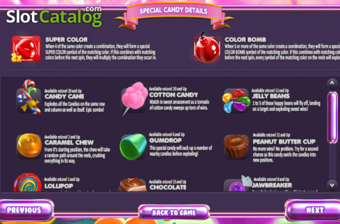 Скрин6. SugarPop (Betsoft) слот
