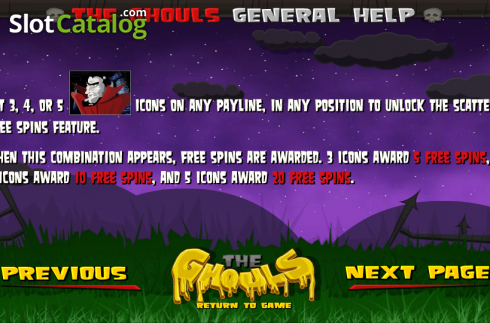 Скрин9. The Ghouls (Betsoft) слот