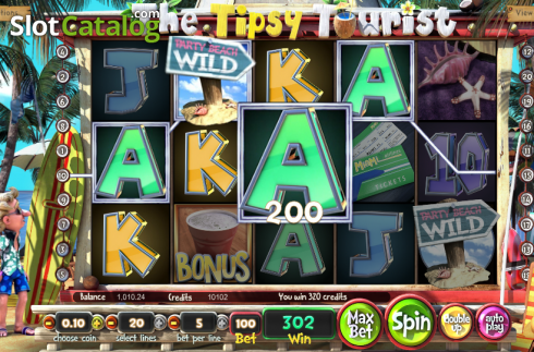Скрин4. The Tipsy Tourist слот